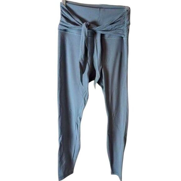 LULULEMON ATHLETICA Align Pant 28' 'Wrap Waist" in Blue Charcoal Size 10 - Picture 5 of 6